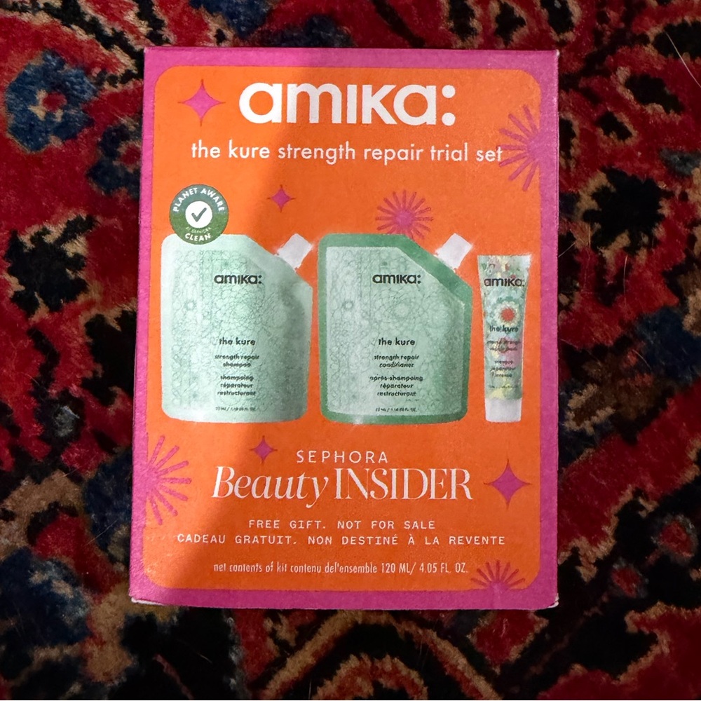 Amika The Kure Strength Repair Set with Orange Packaging